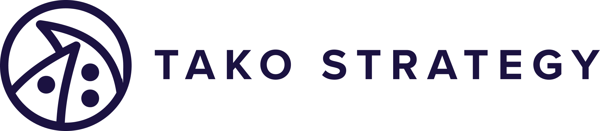 Tako Strategy logo featuring a stylized octopus, representing agility, intelligence, and deep strategic insight.